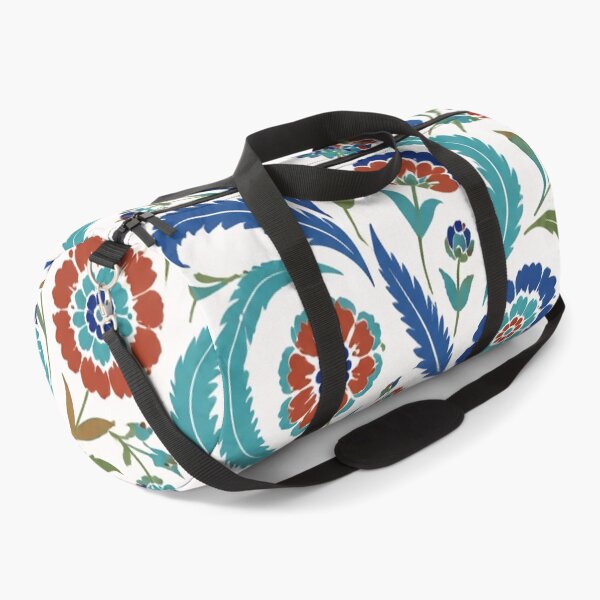 Item preview, Iznik Saz Leaf and Rosette Seamless Pattern | Ottoman Iznik Ceramic Tile designed and sold by StickyGuys.