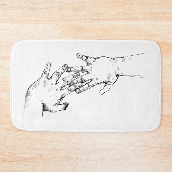 Item preview, Two Hands Reaching Toward Each Other designed and sold by tammist.