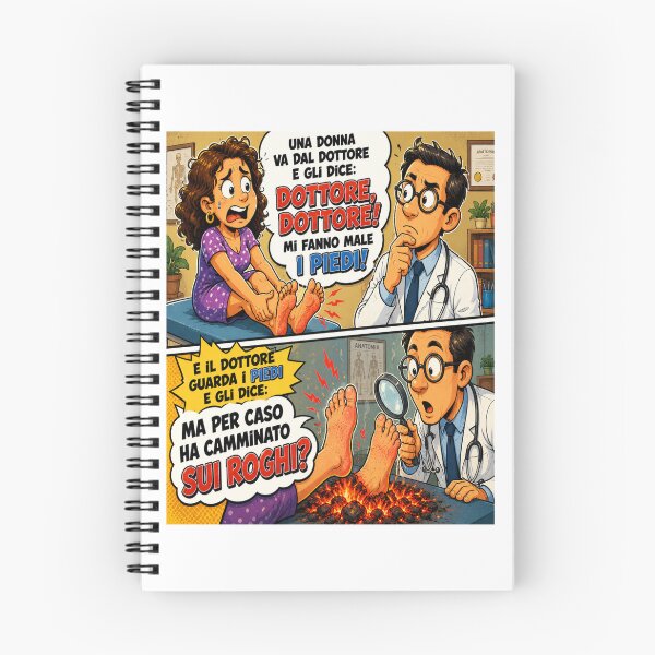 Item preview, Funny Doctor – Sore Feet Cartoon Joke designed and sold by RipantinaFantasy .