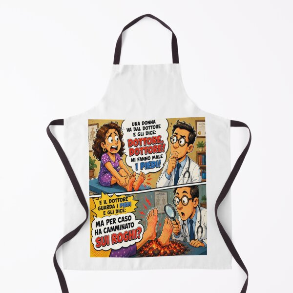 Item preview, Funny Doctor – Sore Feet Cartoon Joke designed and sold by RipantinaFantasy .