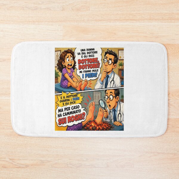 Item preview, Funny Doctor – Sore Feet Cartoon Joke designed and sold by RipantinaFantasy .
