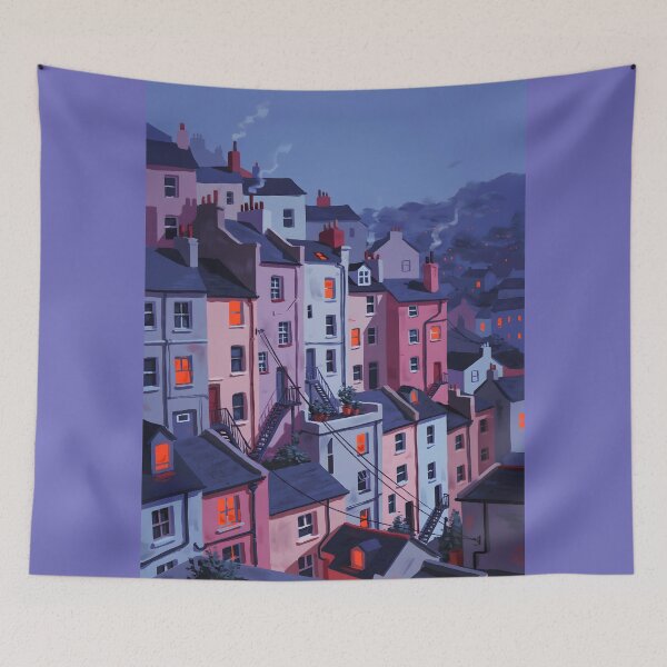 Item preview, Cozy Twilight Village designed and sold by KiraChie.