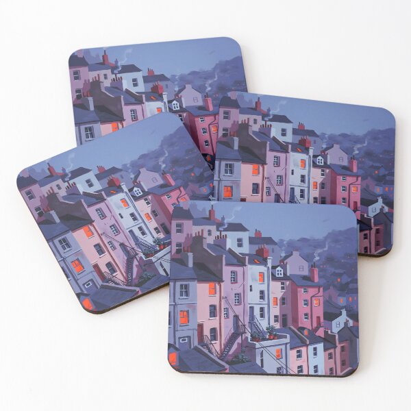 Item preview, Cozy Twilight Village designed and sold by KiraChie.