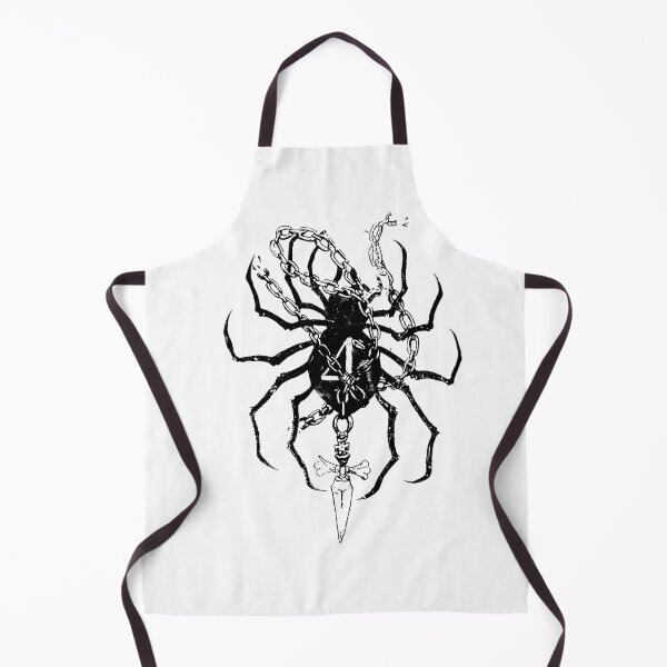 Item preview, Gothic Spider Chains Dark Metal Vintage Grunge Graphic T-Shirt designed and sold by yerdhalo.