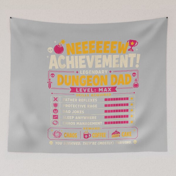 Item preview, Happy Fathers Day Crawler New Achievement Gamer Dad USA_2 designed and sold by mjohnson9.