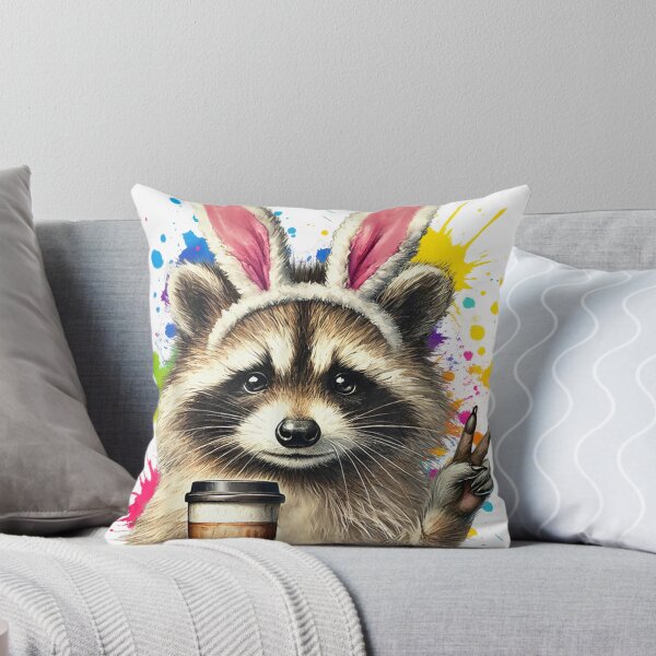 Item preview, Funny Raccoon Iced Coffee Easter Bunny Easter Gift Men Women Kids  designed and sold by MathiasFuchs.
