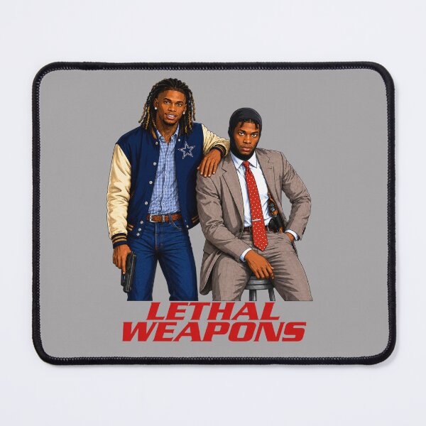 Item preview, CeeDee Lamb & George Pickens – Dallas Cowboys Lethal Weapon Parody designed and sold by 998lc.