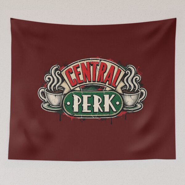 Item preview, Central Perk Cafe Friends TV Series Logo graffiti 90 designed and sold by killem667.