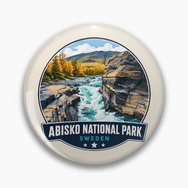 Item preview, Abisko National Park Sweden Northern Lights Mountain Landscape designed and sold by Gideon Emmerich.