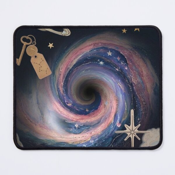 Item preview, Trust The Universe Within You Cosmic Nebula Tarot Aesthetic Collage designed and sold by betterthanurex.