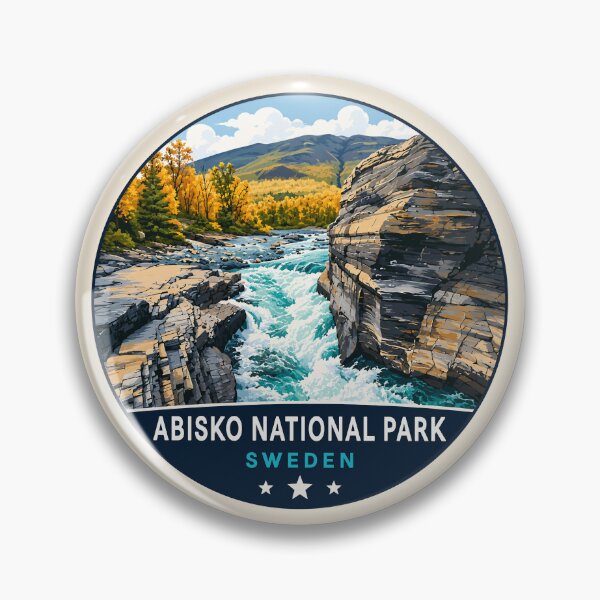 Item preview, Abisko National Park Sweden Northern Lights Mountain Landscape designed and sold by Gideon Emmerich.