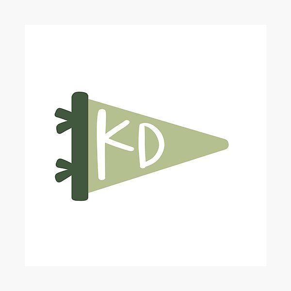 Item preview, KD pennant designed and sold by Jaina Designs.