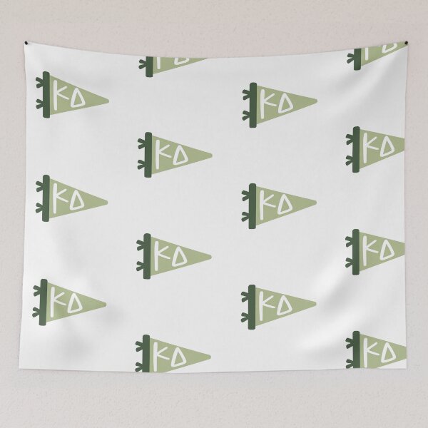 Item preview, KD pennant (letters) designed and sold by Jaina Designs.