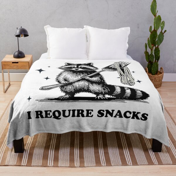 Item preview, I Requires Snacks funny noodles, Snack Raccoon, Hungry Street Cats, Snacks designed and sold by MathiasFuchs.