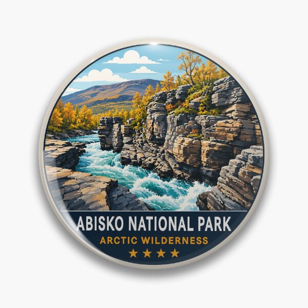 Item preview, Abisko National Park Sweden Northern Lights Mountain Landscape designed and sold by Gideon Emmerich.