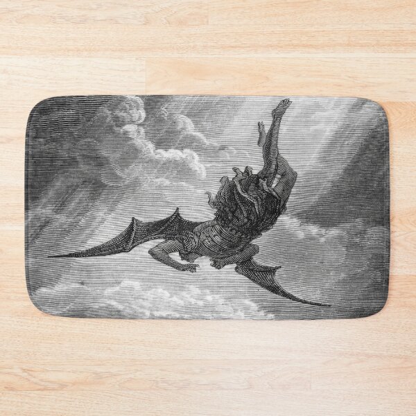 Item preview, The Fall of Lucifer/Satan (crop)  from Dante Alighieri's Divine Comedy, Inferno, by Gustave Doré designed and sold by The Gaping Maw.