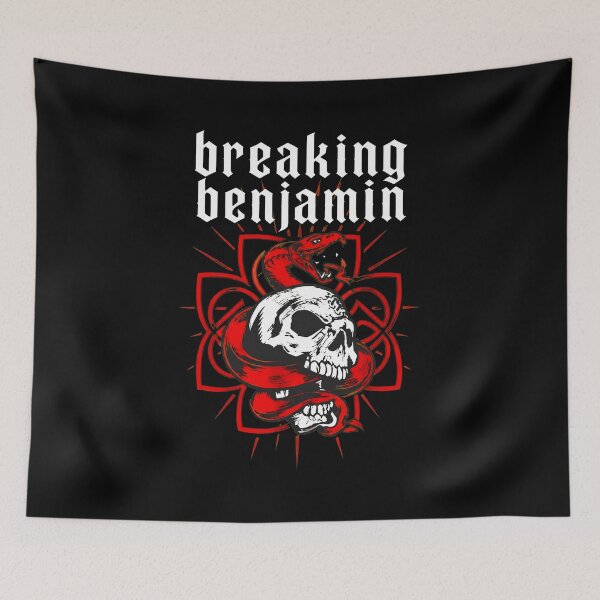 Item preview, Breaking Benjamin Skull Snake Band designed and sold by KasikaStudioS.