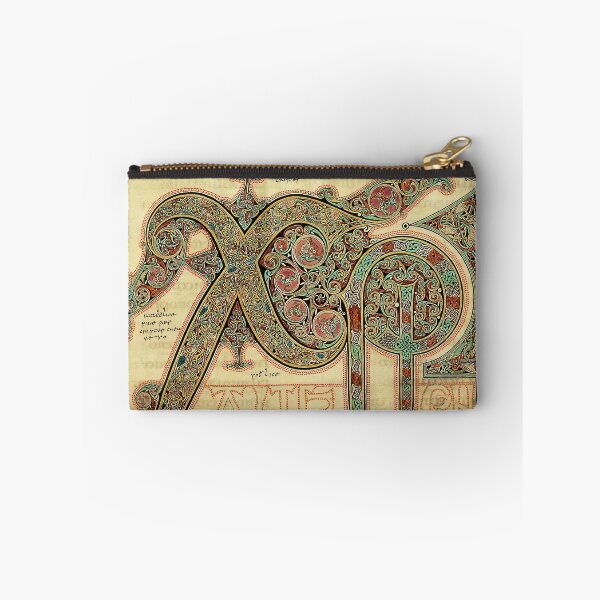 Item preview, Chi Rho Monogram Page Folio 29r Lindisfarne Gospels designed and sold by GuyBlank.