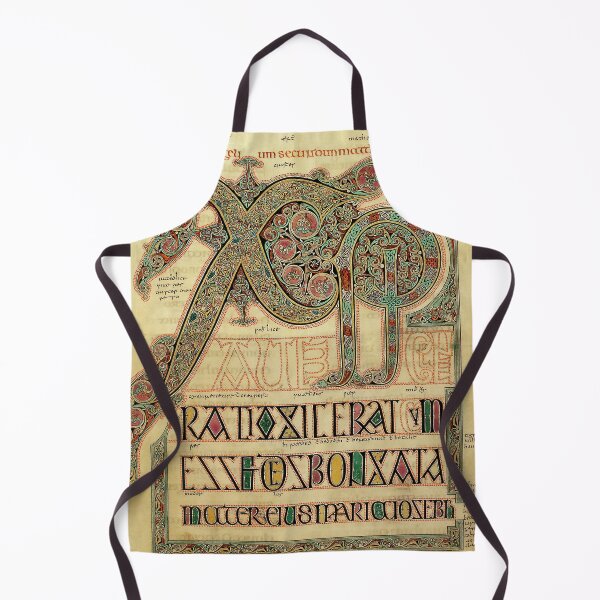 Item preview, Chi Rho Monogram Page Folio 29r Lindisfarne Gospels designed and sold by GuyBlank.