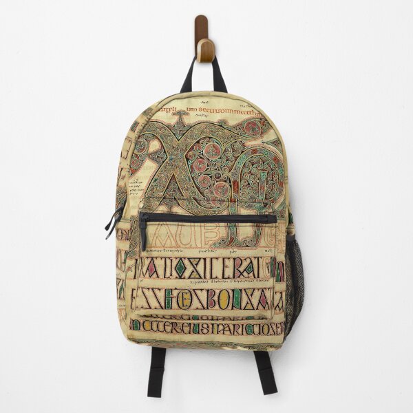Item preview, Chi Rho Monogram Page Folio 29r Lindisfarne Gospels designed and sold by GuyBlank.