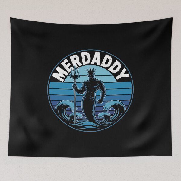 Item preview, Mermaid Daddy Fathers Day Cool Dad designed and sold by carololy.