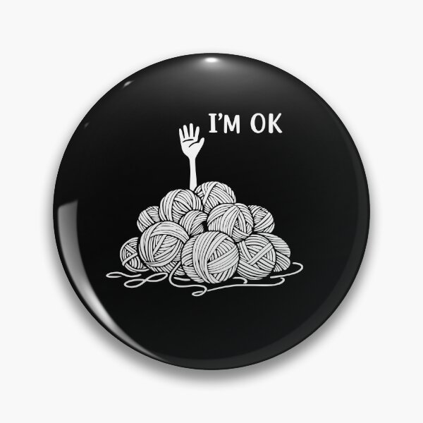 Item preview, a knitting funny knitting quote designed and sold by kiakuki.