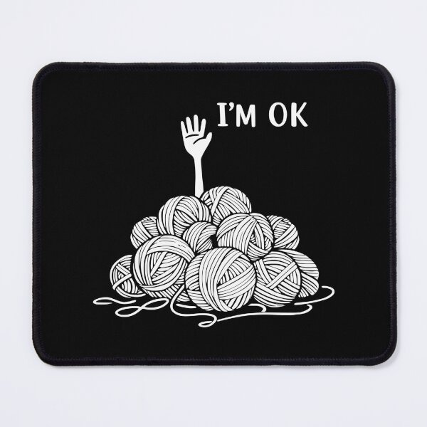 Item preview, a knitting funny knitting quote designed and sold by kiakuki.