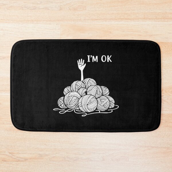 Item preview, a knitting funny knitting quote designed and sold by kiakuki.