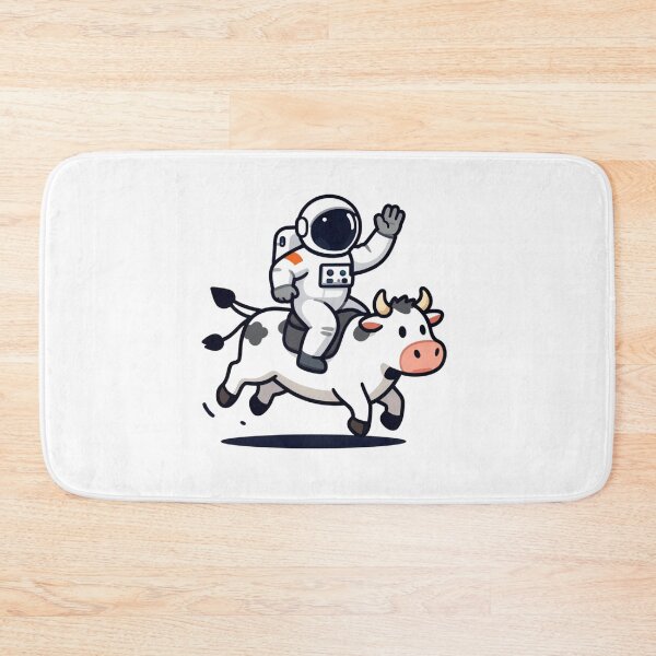 Item preview, Space man cow logo designed and sold by Ashtreemeadow.