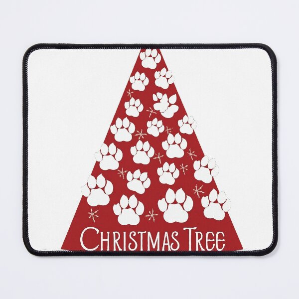 Item preview, Paw Print Christmas Tree Dog Lover Holiday designed and sold by icm4639.