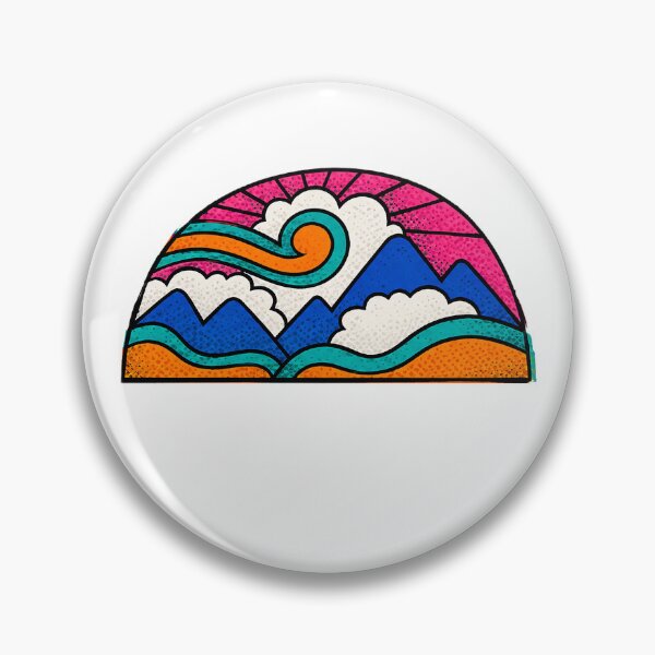 Item preview, Drawing Traditional Mountain designed and sold by Robertorea99.