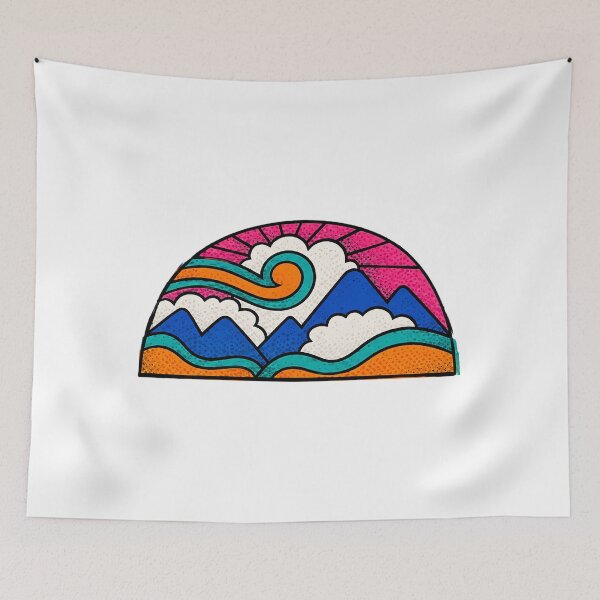 Item preview, Drawing Traditional Mountain designed and sold by Robertorea99.