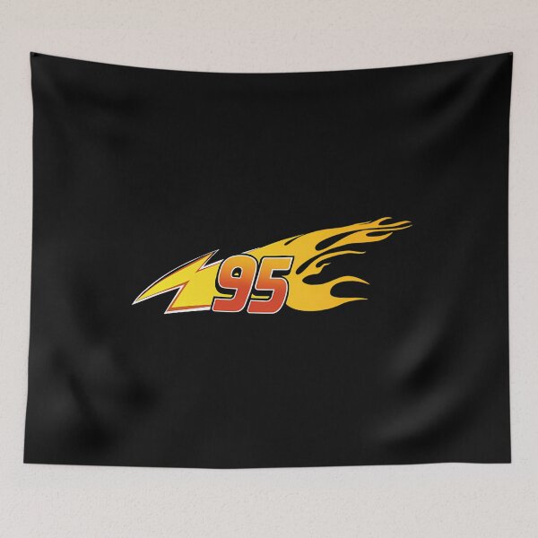 Item preview, Lightning Mcqueen Team 95 Flames Left Side designed and sold by NAVEEBURGE43.