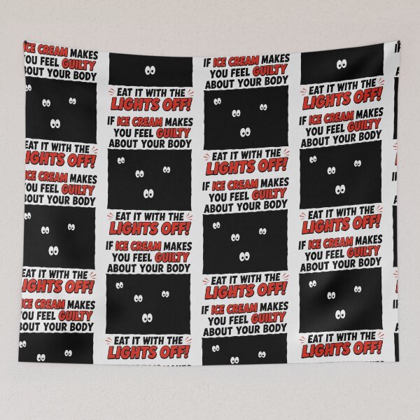 Item preview, Funny Eat Ice Cream With the Lights Off Shirt designed and sold by Mad Axle Studios.
