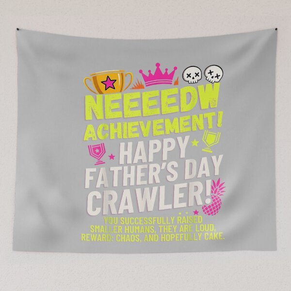 Item preview, Happy Fathers Day Crawler New Achievement Gamer Dad USA designed and sold by mjohnson9.