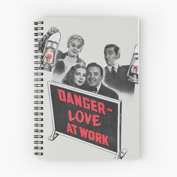Item preview, Danger – Love at Work – Vintage 1937 Classic Movie Poster designed and sold by gagulmanume.