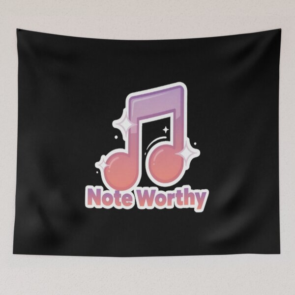 Item preview, Note Worthy – Cute Gradient Musical Note Design designed and sold by Midnight Veil Designs.