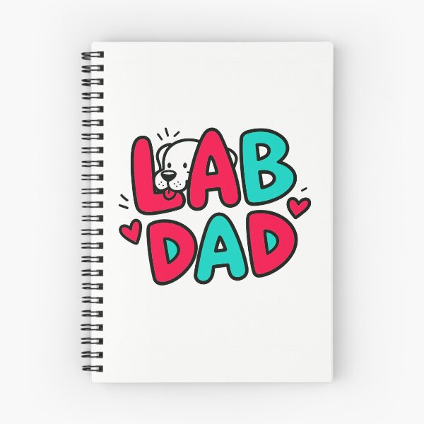 Item preview, Lab Dad – Cute Labrador Typography Design for Dog Lovers designed and sold by Grumpy-Bob.