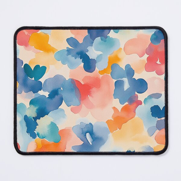 Item preview, Abstract Watercolor Pattern Playful Soft Color Design designed and sold by Myra365Art.