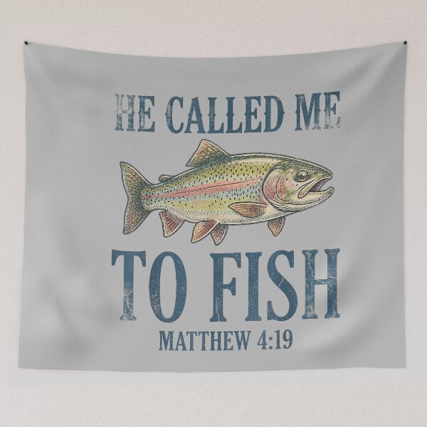 Item preview, He Called Me to Fish Christian Fishing Matthew 4 19 designed and sold by mjohnson9.