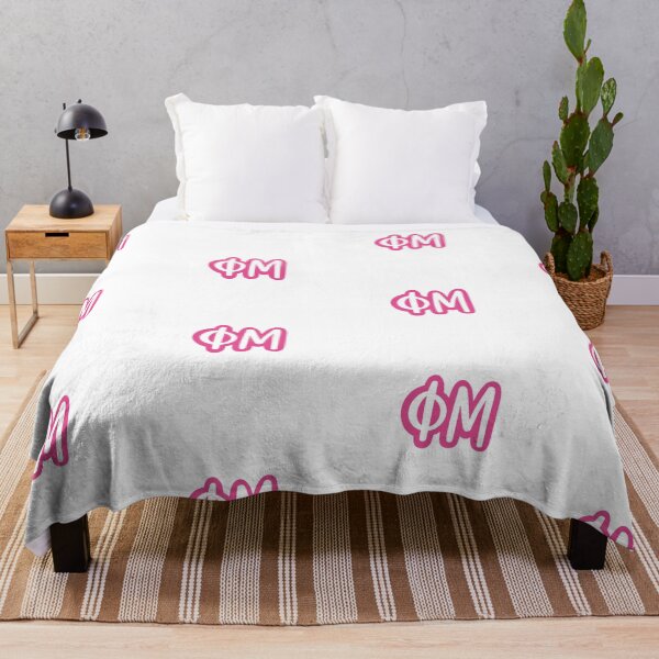 Artikelvorschau, phi mu letters (pink) entworfen und verkauft von Jaina Designs.