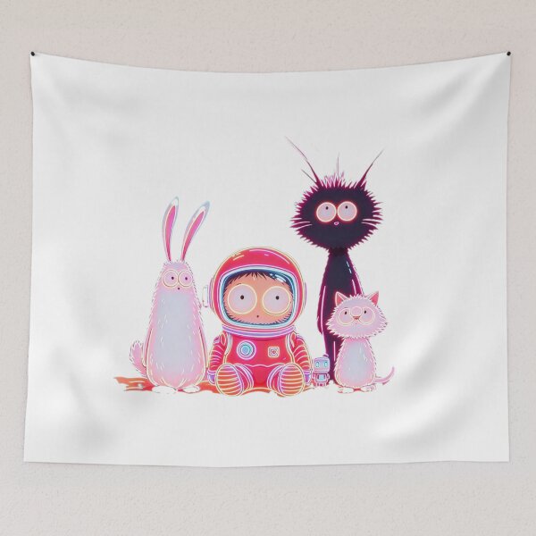 Item preview, Space Explorer & Friends designed and sold by MyCalmDraw.