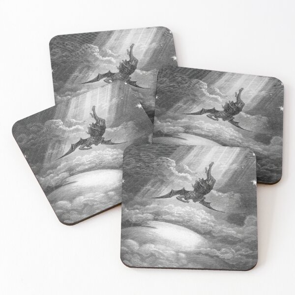 Item preview, The Fall of Lucifer/Satan (full)  from Dante Alighieri's Divine Comedy, Inferno, by Gustave Doré designed and sold by The Gaping Maw.