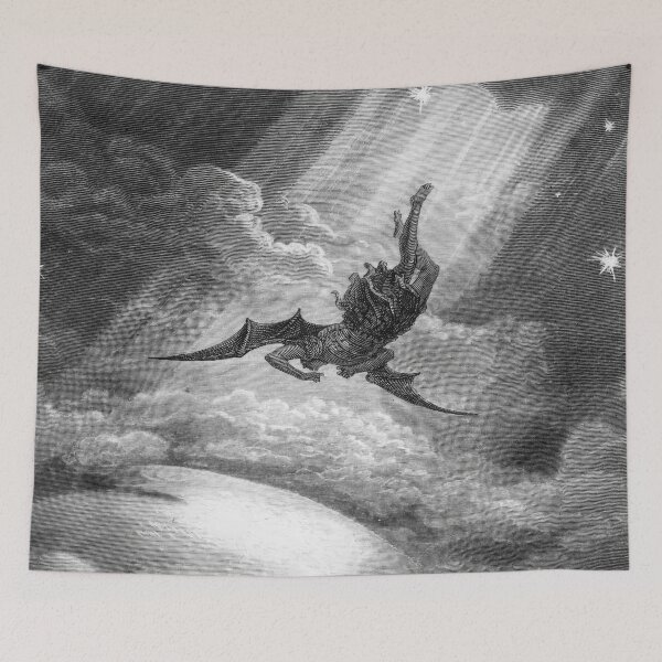 Item preview, The Fall of Lucifer/Satan (full) from Dante Alighieri's Divine Comedy, Inferno, by Gustave Doré designed and sold by The Gaping Maw.