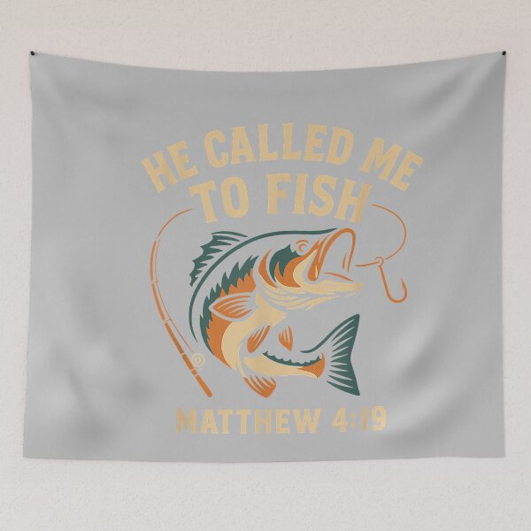 Item preview, He Called Me to Fish Matthew 4 19 Christian Fishing designed and sold by mjohnson9.