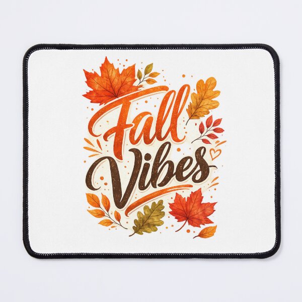 Item preview, Fall Vibes | Cozy Autumn Typography | Rustic Maple Leaves | Seasonal Botanical Quote | Premium POD Design designed and sold by TheAllInStore.