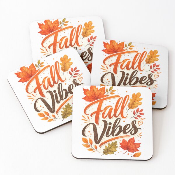 Item preview, Fall Vibes | Cozy Autumn Typography | Rustic Maple Leaves | Seasonal Botanical Quote | Premium POD Design designed and sold by TheAllInStore.