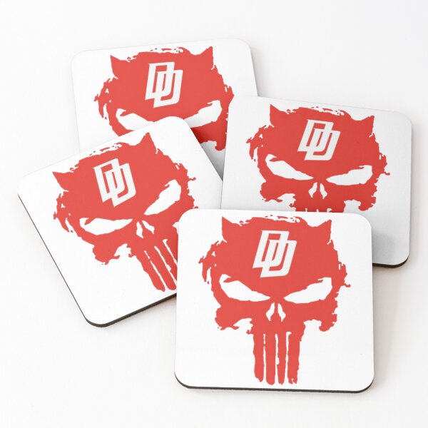 Item preview, Punisher Daredevil Logo Mashup Marvel Inspired Comic Artwork designed and sold by GeekMix.