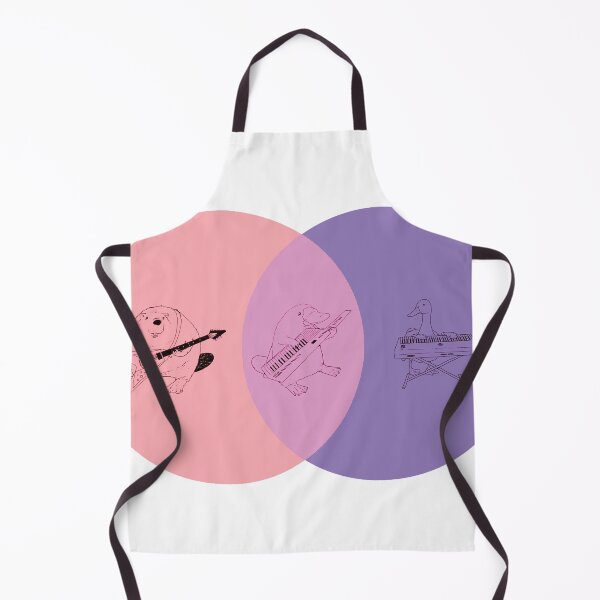 Item preview, Keytar Platypus Venn Diagram - Pink designed and sold by GuyBlank.