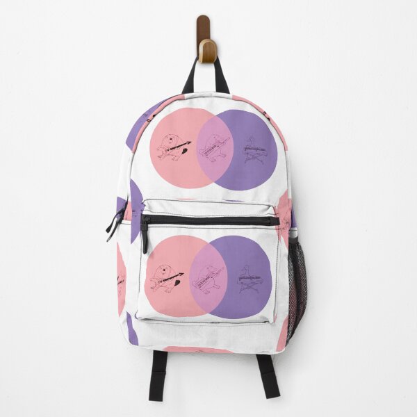 Item preview, Keytar Platypus Venn Diagram - Pink designed and sold by GuyBlank.